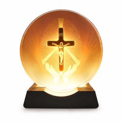 Lámpara decorativa de Cristo